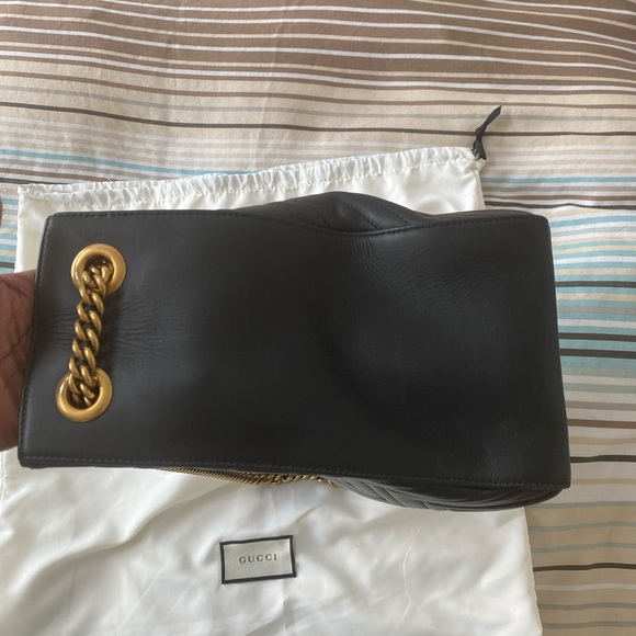 ❌❌Sold❌❌ GG MARMONT MATELASSE LEATHER SHOULDER BAG - Picture 7 of 12